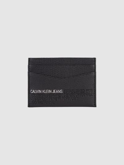 Calvin Klein Táskák & Kiegészítők HU882915 | Calvin Klein Bőr Férfi Kártyatartó Fekete